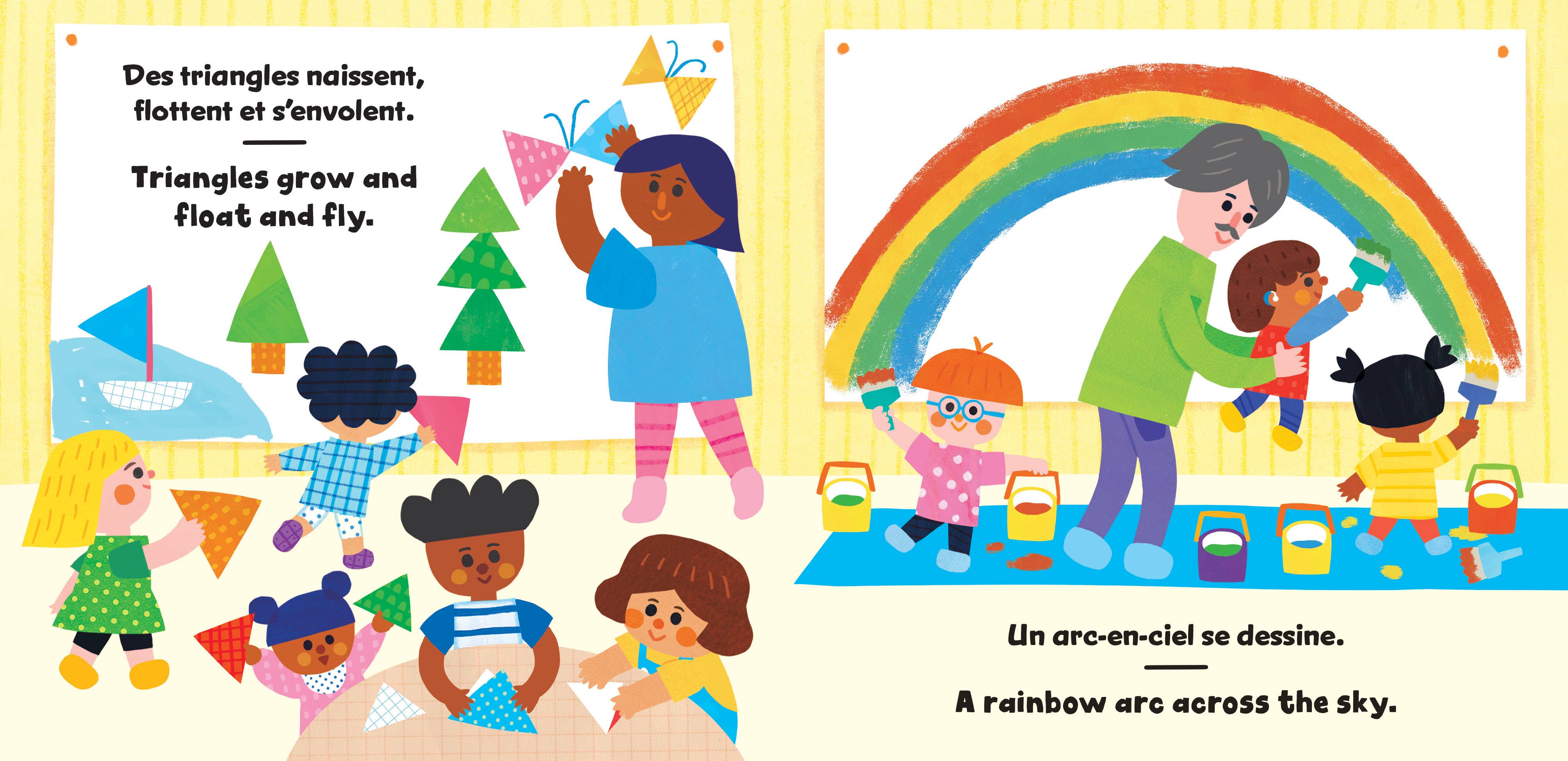 First Friends: Shapes (Bilingual French & English): Bilingual French Board Book