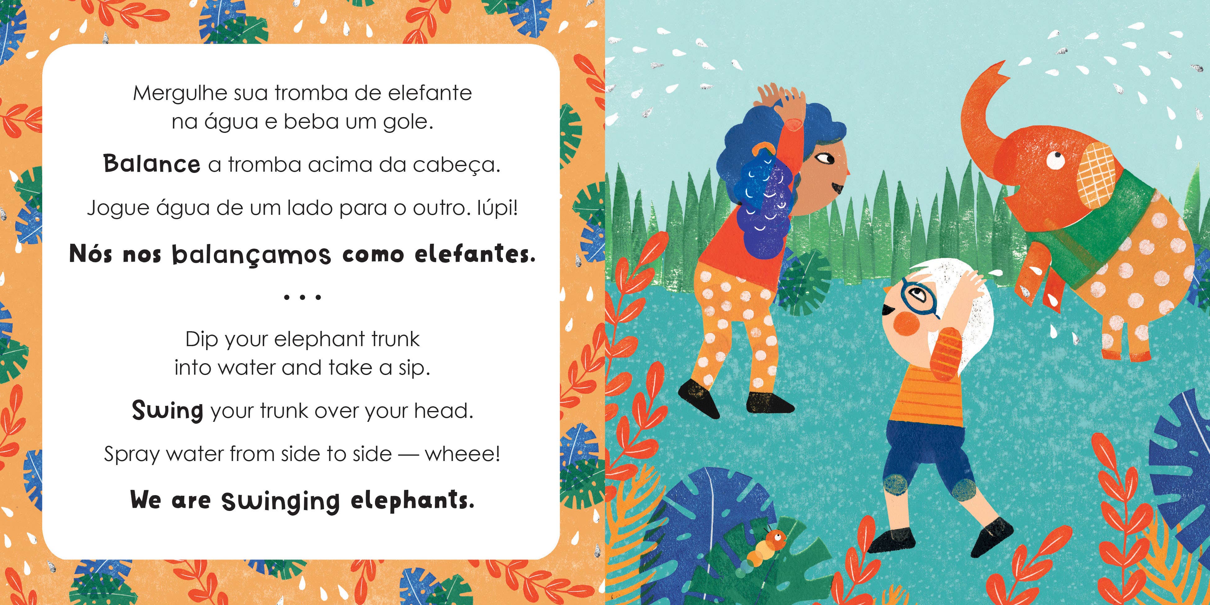 Mindful Tots: Animal Antics (Bilingual Portuguese & English): Bilingual Portuguese Board Book