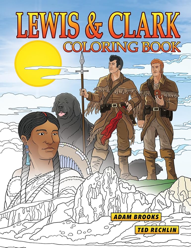 Lewis & Clark Coloring Book cover image