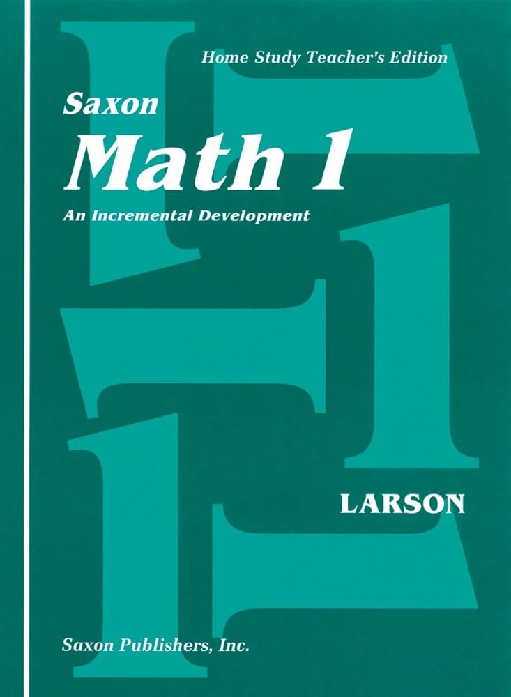 Saxon Math 1 An Incremental Development: Home Study Teachers Edition cover image