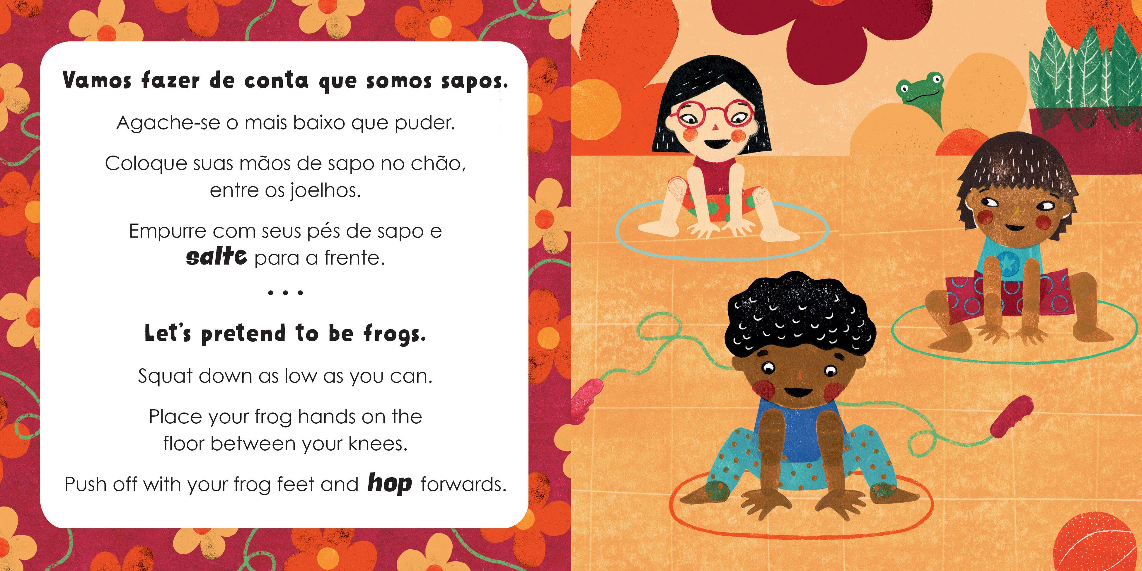 Mindful Tots: Animal Antics (Bilingual Portuguese & English): Bilingual Portuguese Board Book