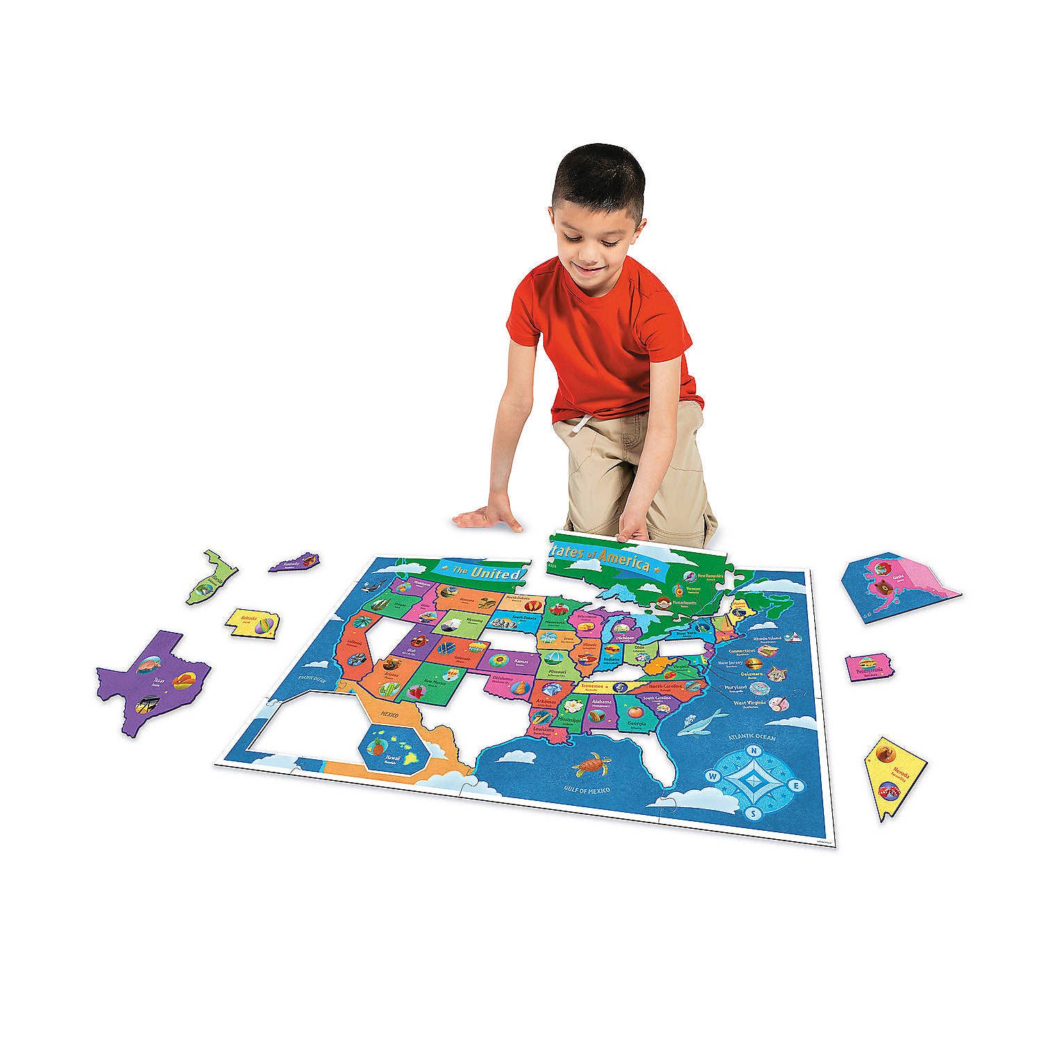 Floor Puzzle: Usa