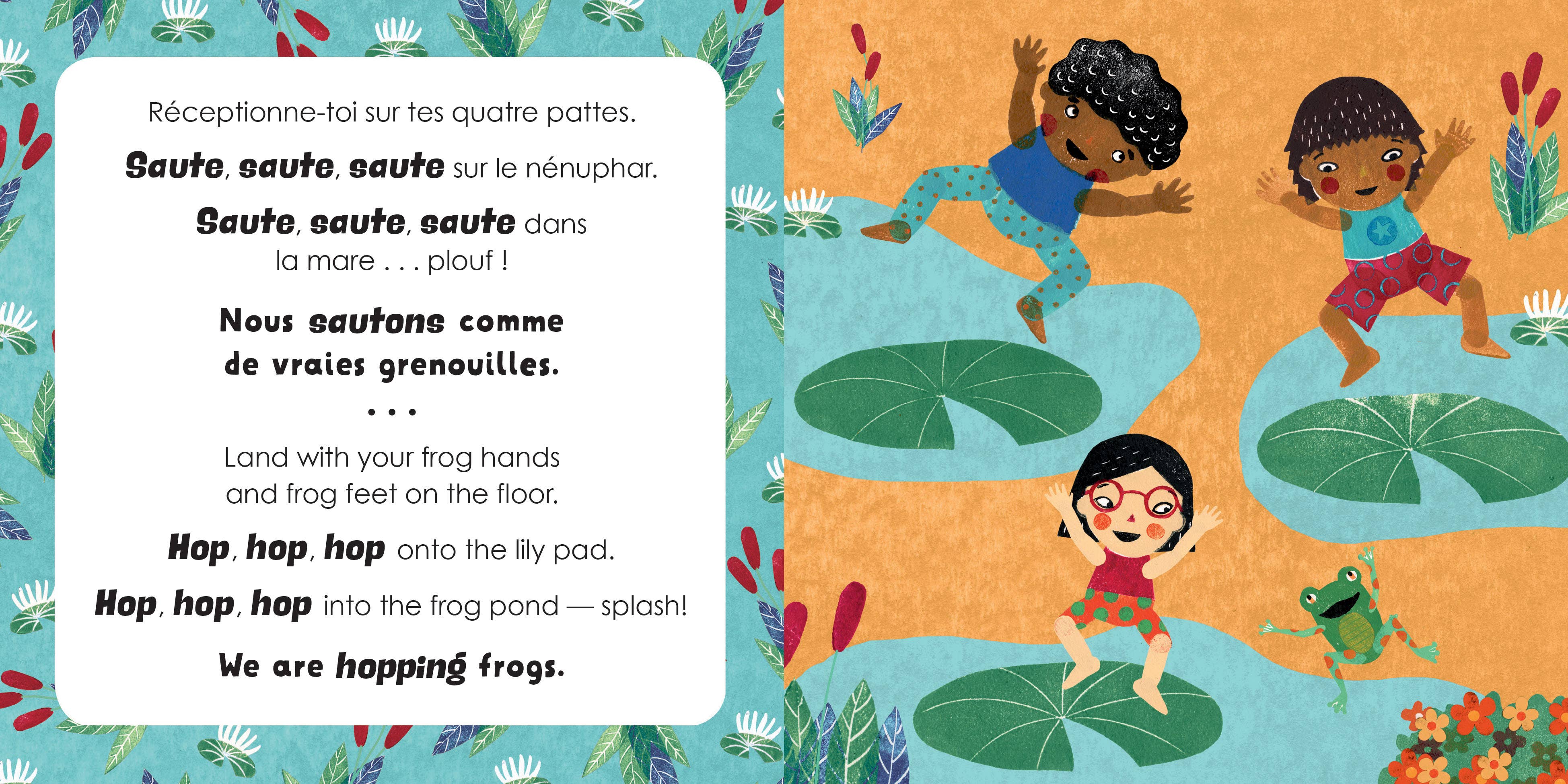 Mindful Tots: Animal Antics (Bilingual French & English): Bilingual French Board Book