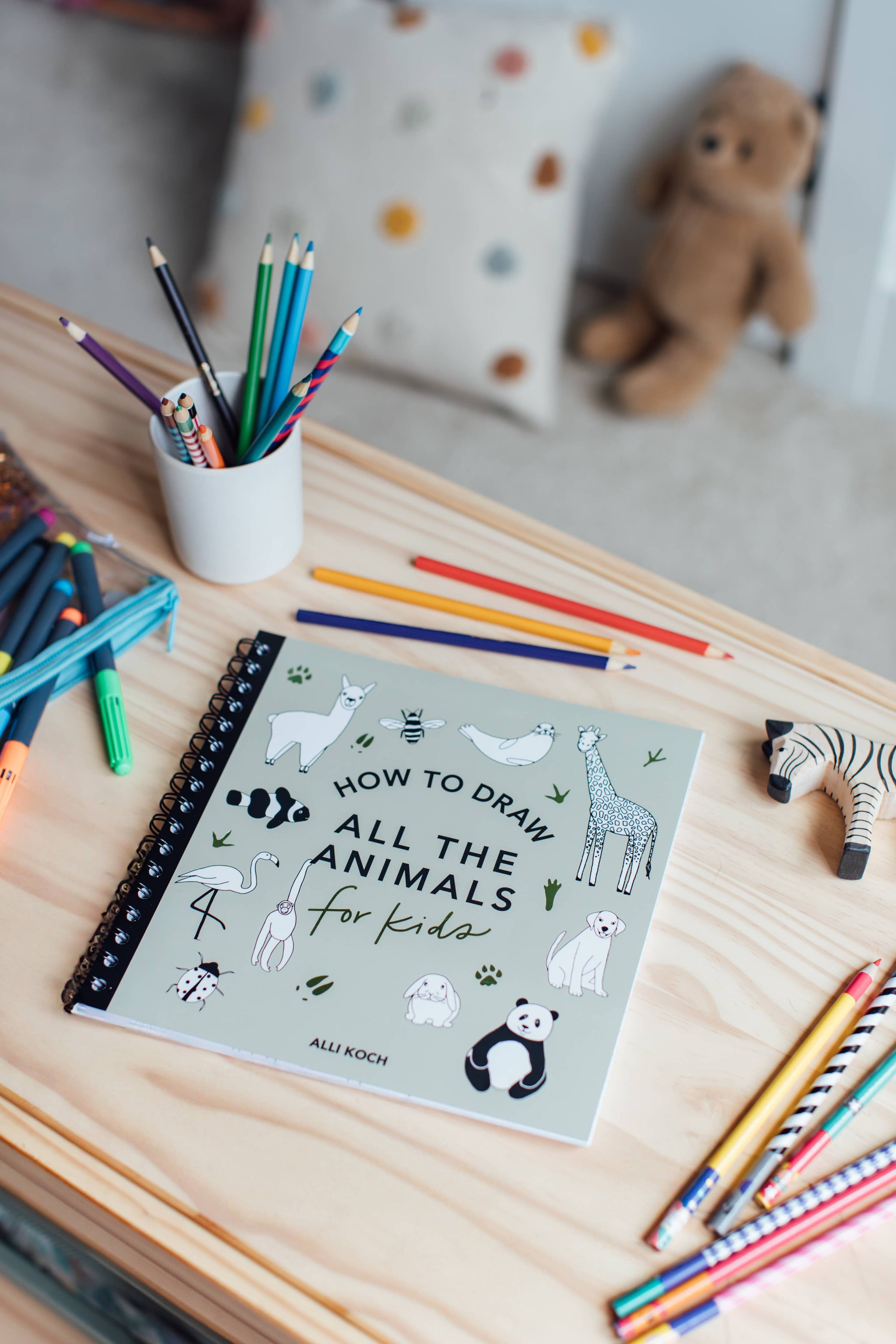 All the Animals: How to Draw Books for Kids (Spiral)