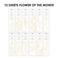 12 Sheets 140LB Watercolor Coloring Bookmarks