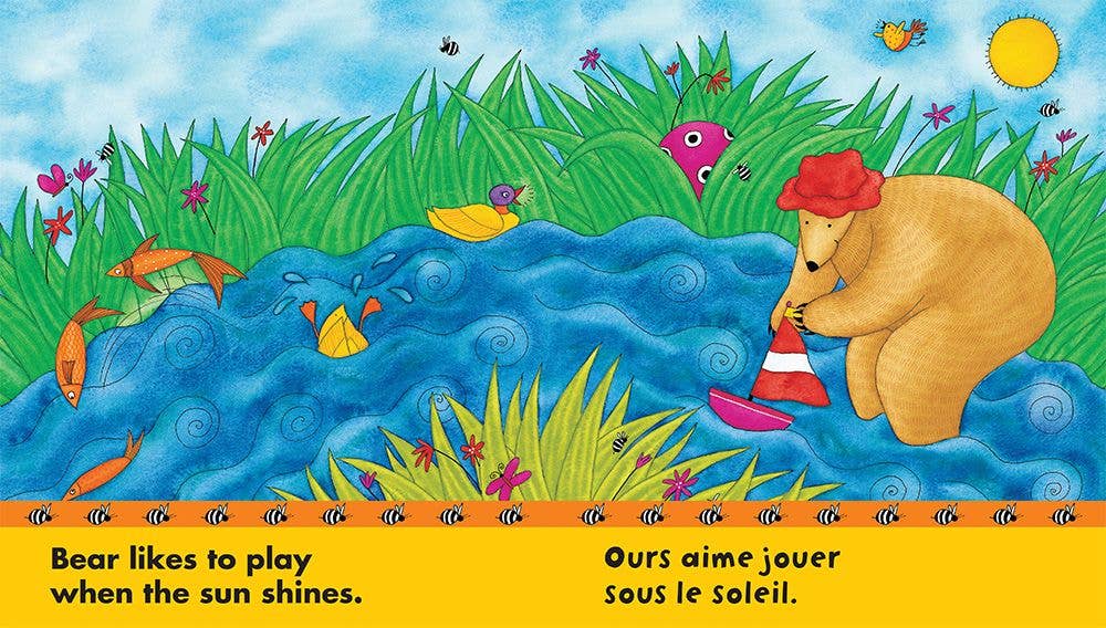 Bear in Sunshine / Ours au soleil: Bilingual French Paperback