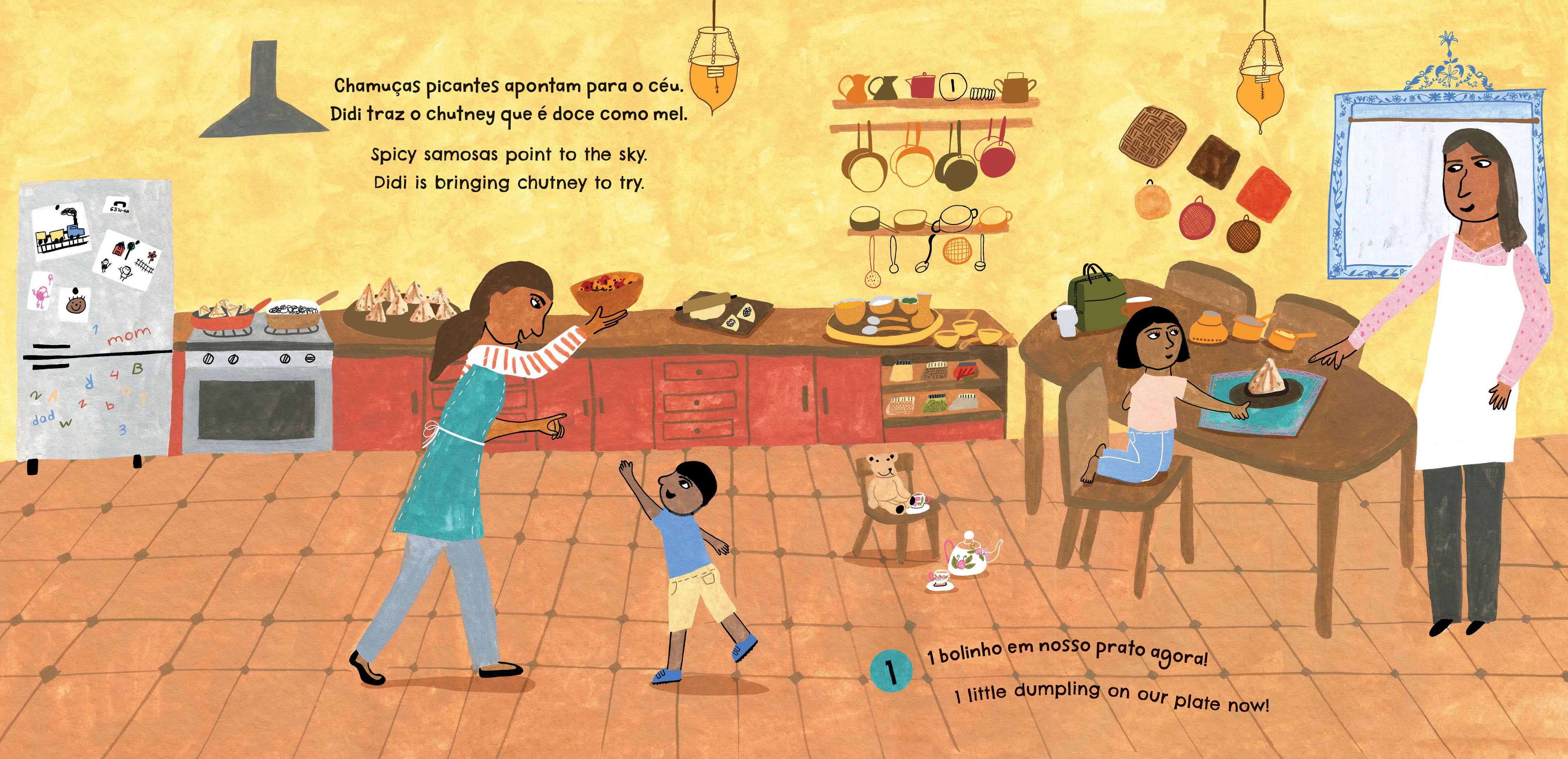 Dumpling Day (Bilingual Portuguese & English): Bilingual Portuguese Paperback