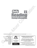Daily Reading Comprehension, Grade 3 Teacher Edition