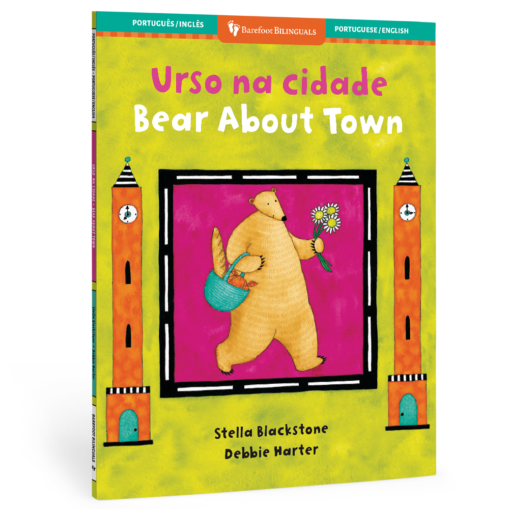 Bear About Town (Bilingual Portuguese & English): Bilingual Portuguese Paperback