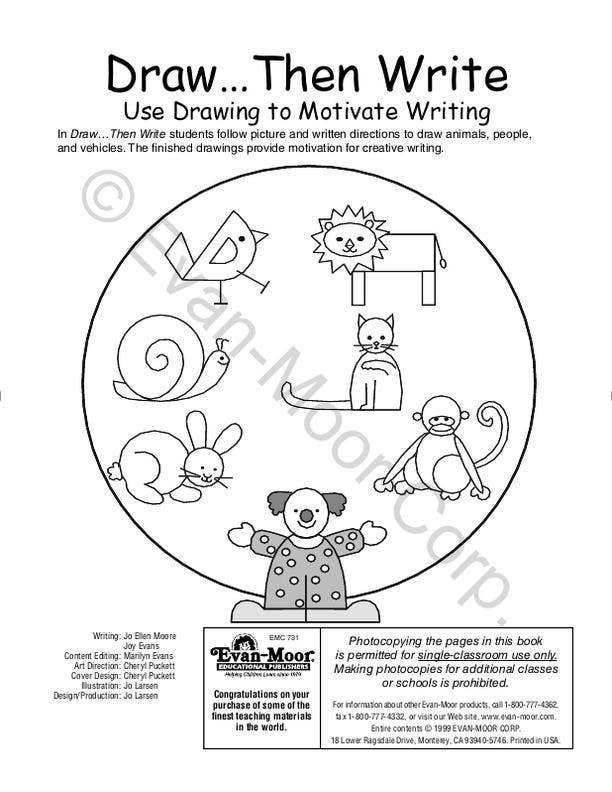 Draw…Then Write, Grade 1 - 3 Teacher Resource