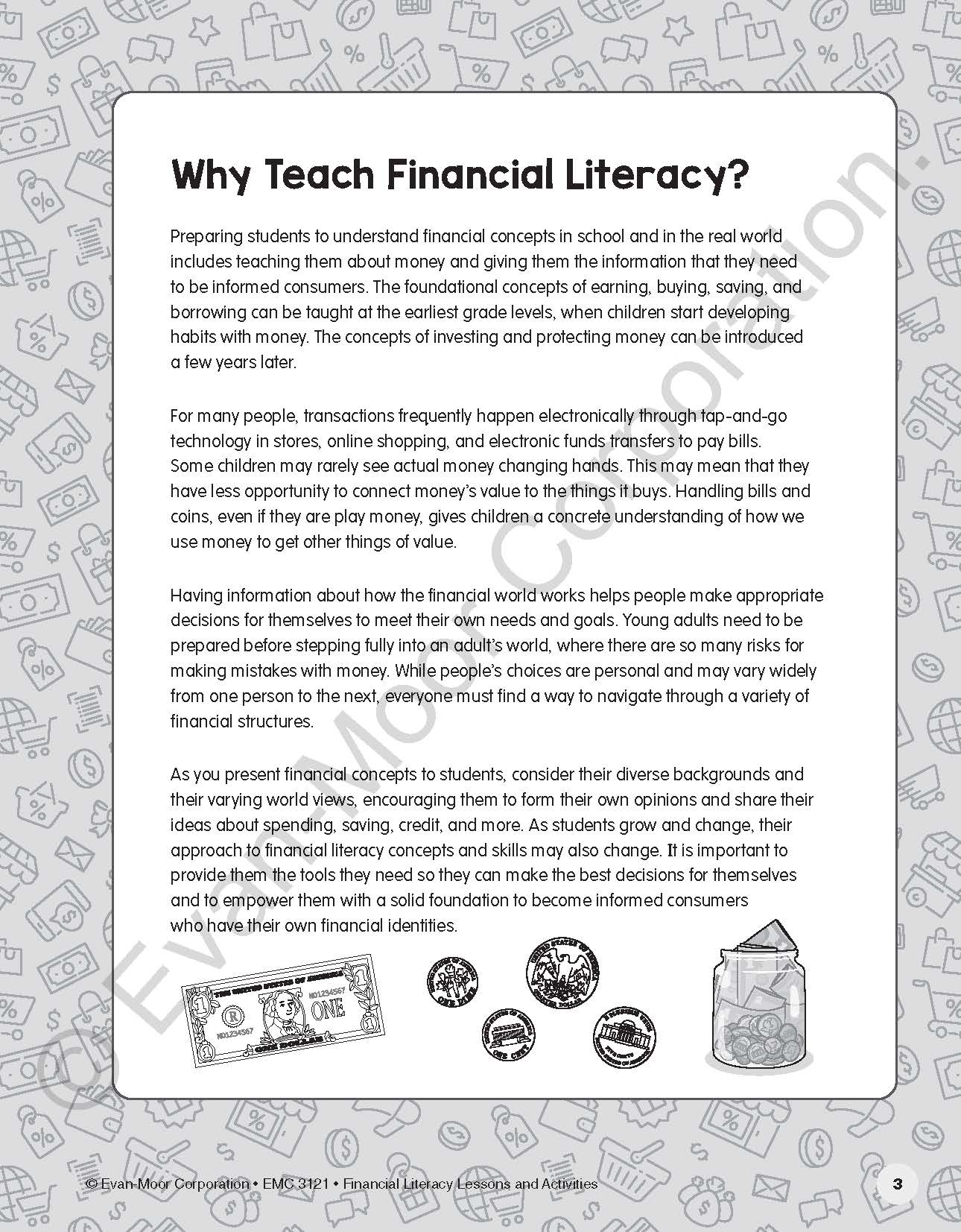 Financial Literacy Lessons and Activities, Grade 1