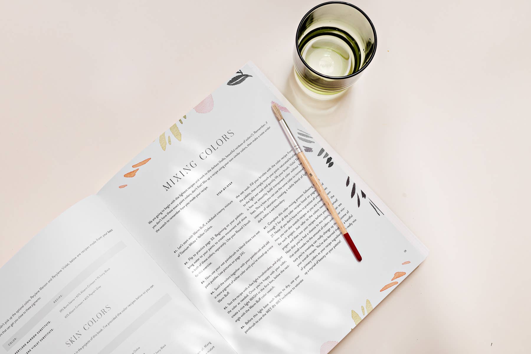 Watercolor Workbook 2: Flowers, Feathers, & Animal Friends