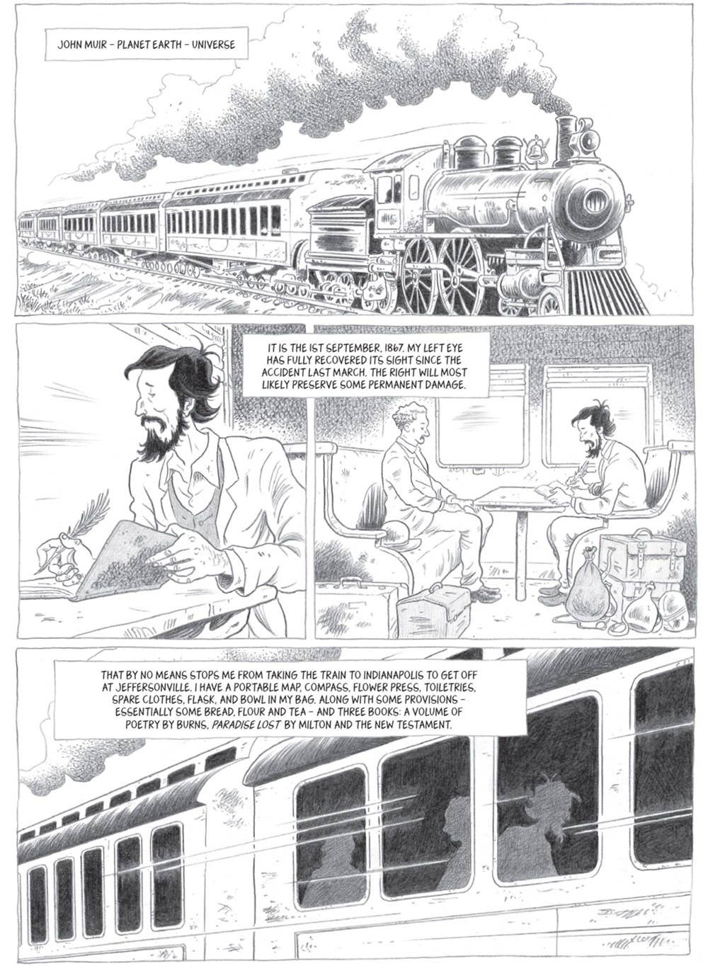 John Muir: To the Heart of Solitude: 8.5 x 11 x .70 / Harcover / 176