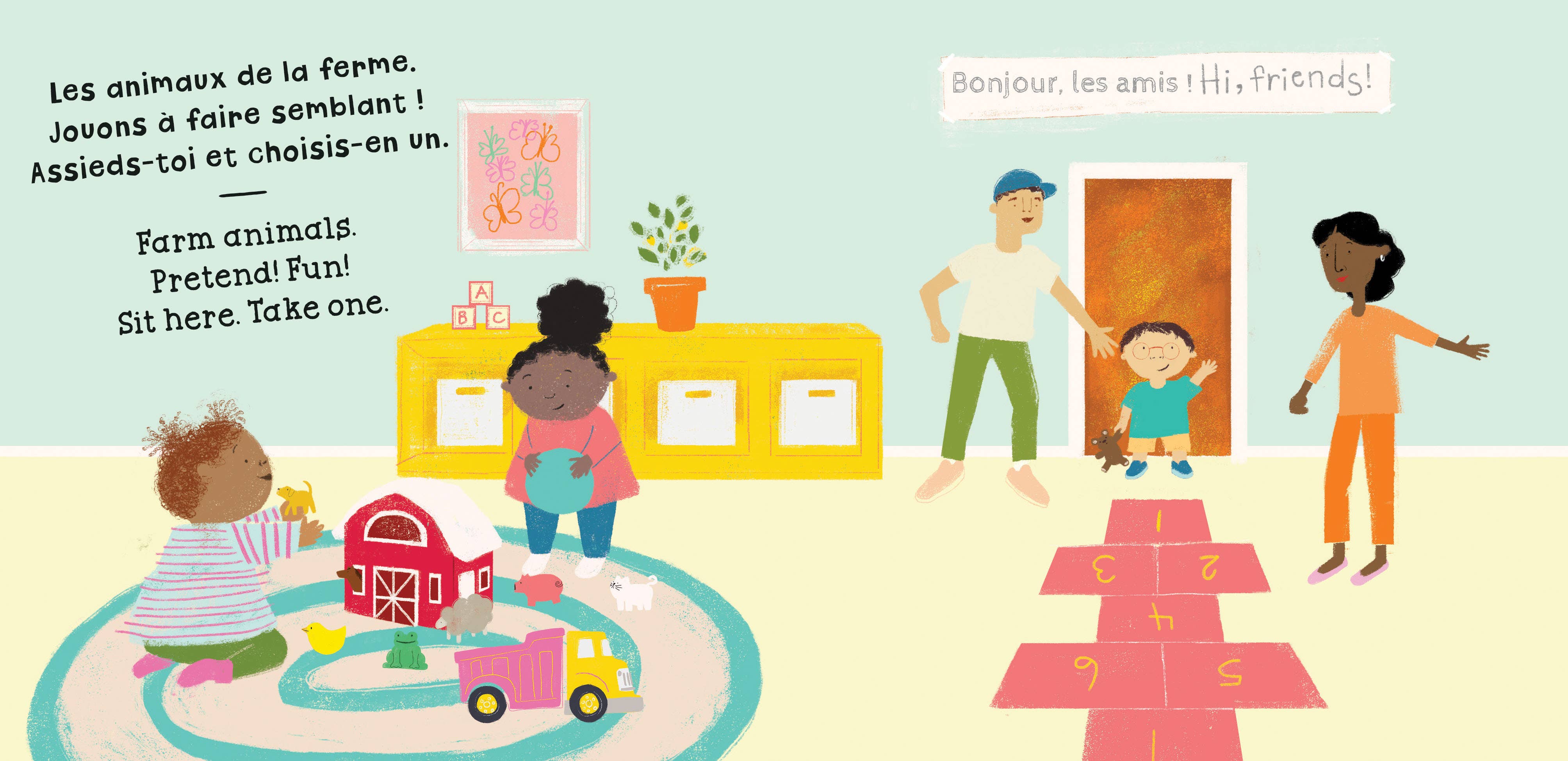 That's Mine! (Bilingual French & English): Bilingual French Board Book