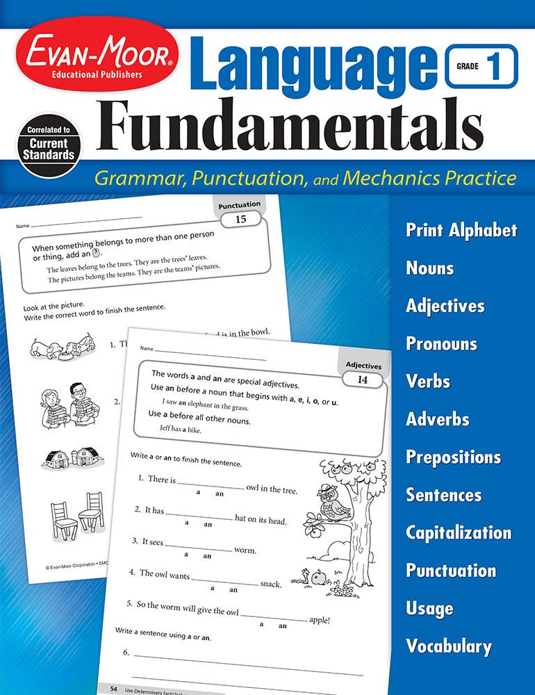 Language Fundamentals, Grade 1 Teacher Resource