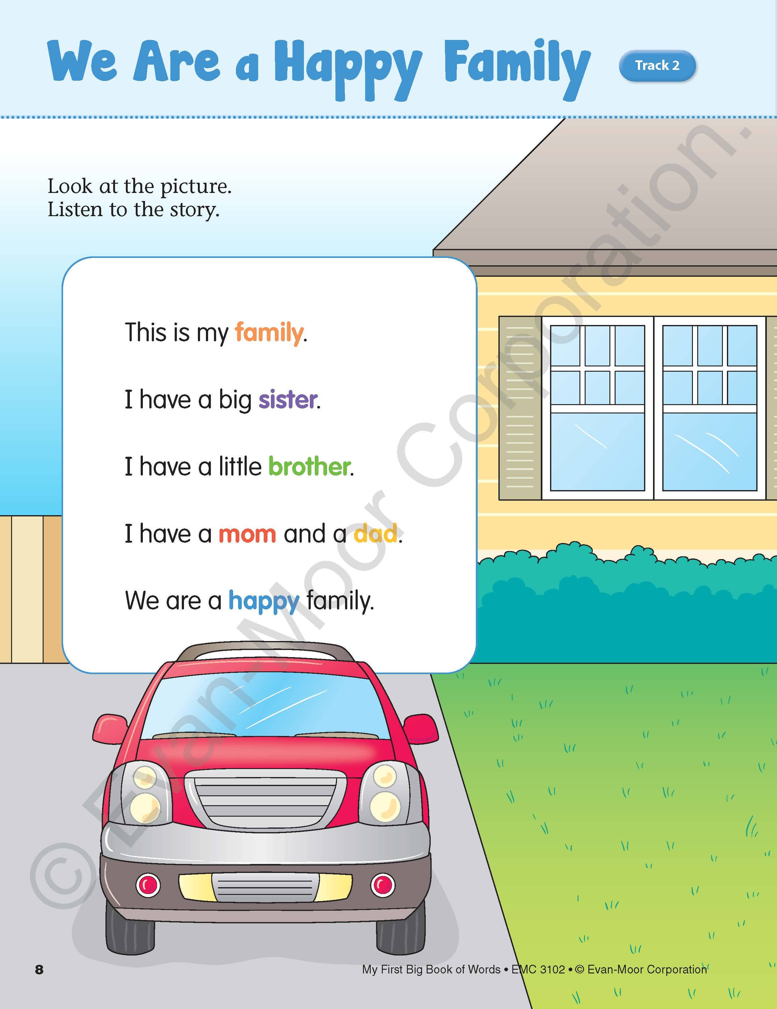 My First Big Book of Words, Grade K Workbook