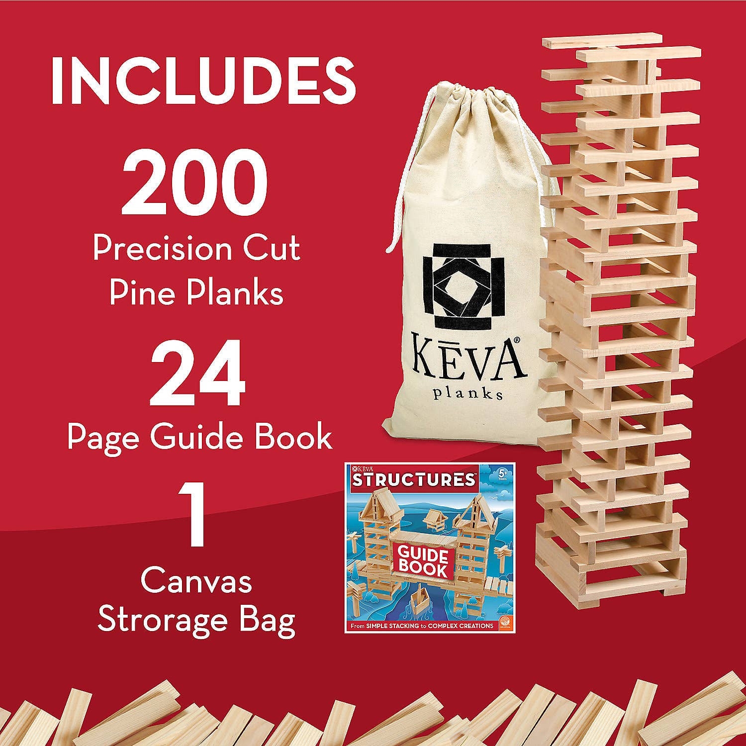 Keva: Structures 200 Piece