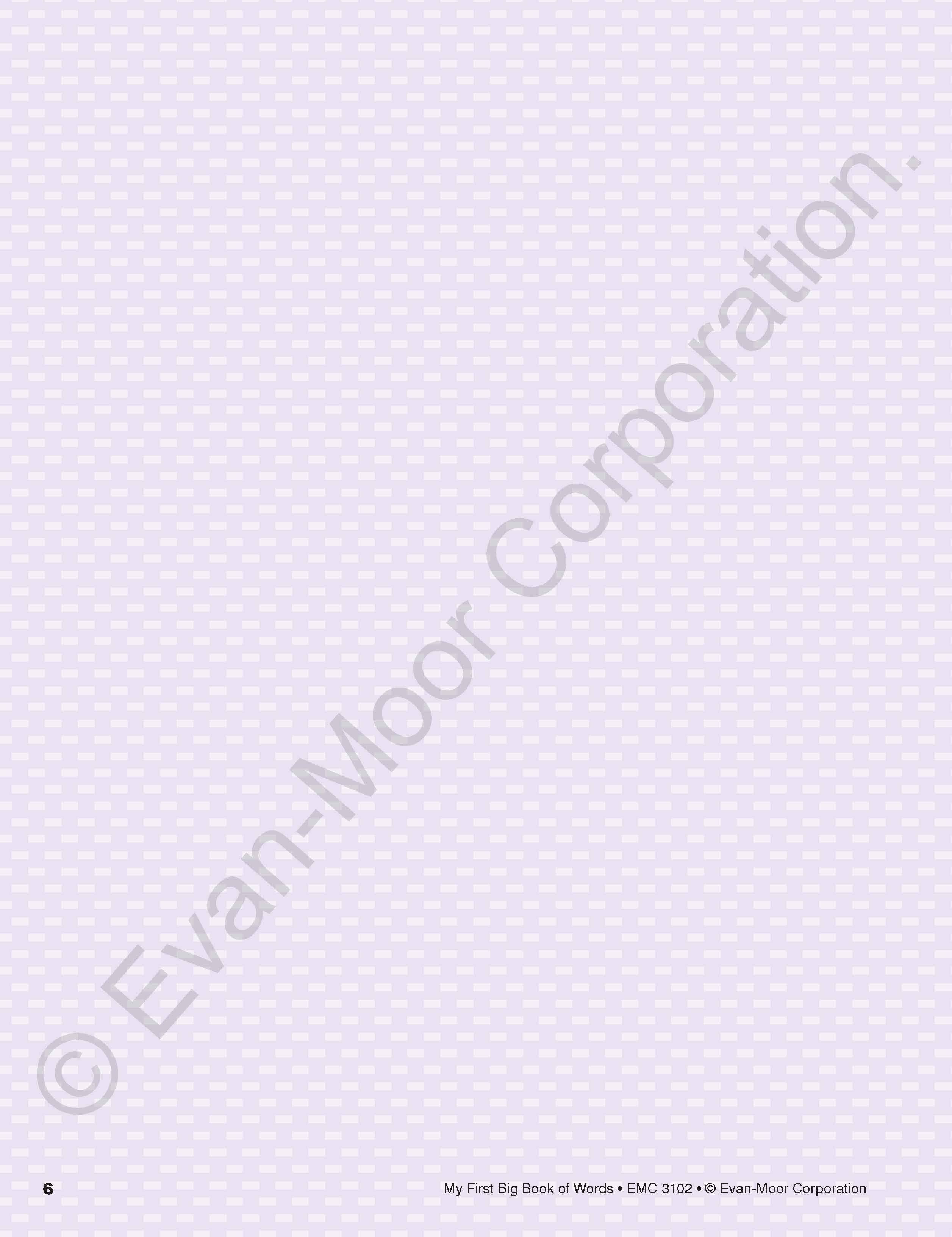 My First Big Book of Words, Grade K Workbook