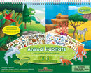 Animal Habitats Reusable Sticker Pad