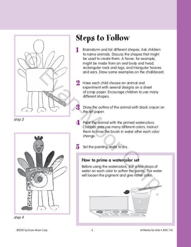 Artworks for Kids, Grade 1 - 6 Teacher Resource