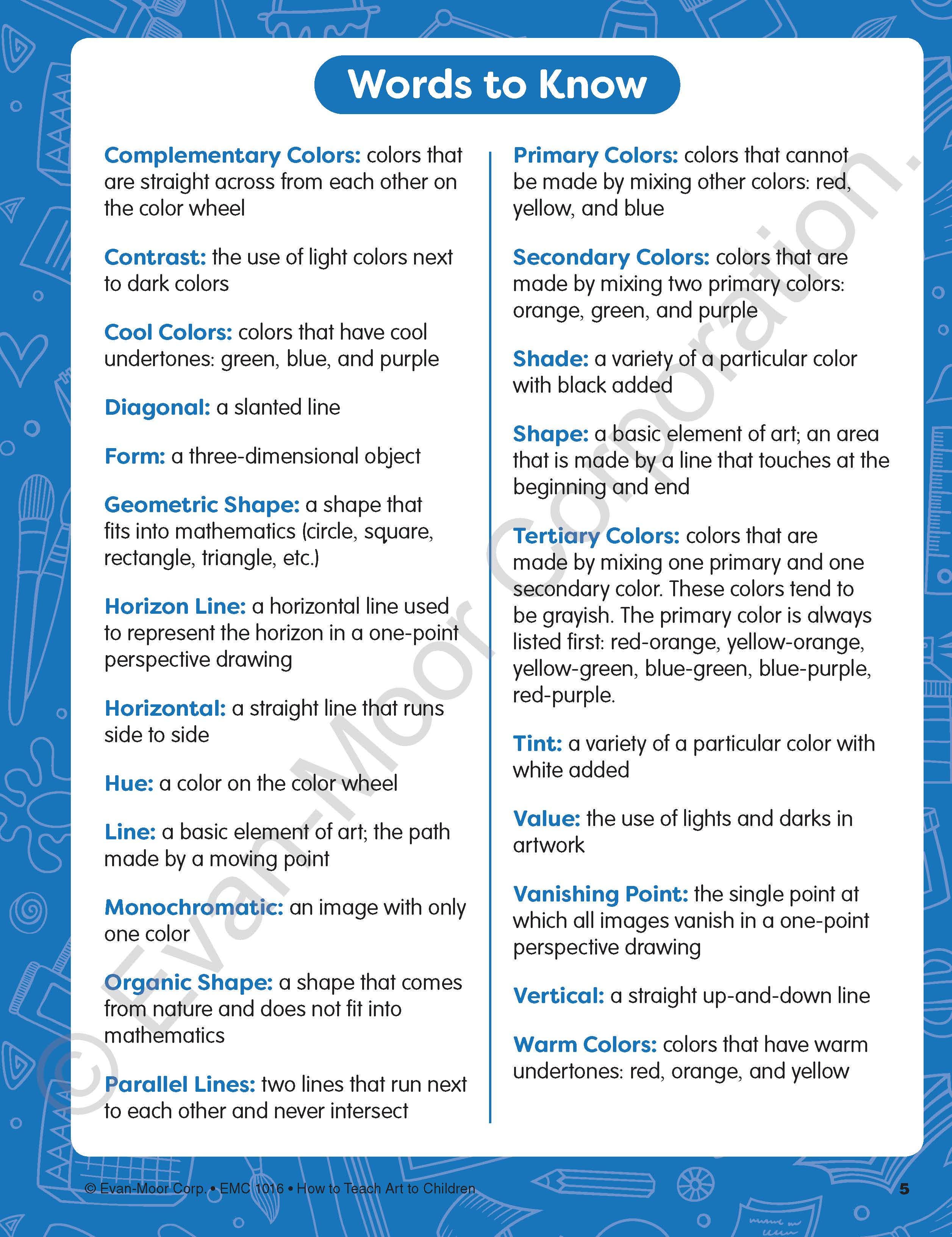 How to Teach Art to Children, Grade 1 - 6 Teacher Resource