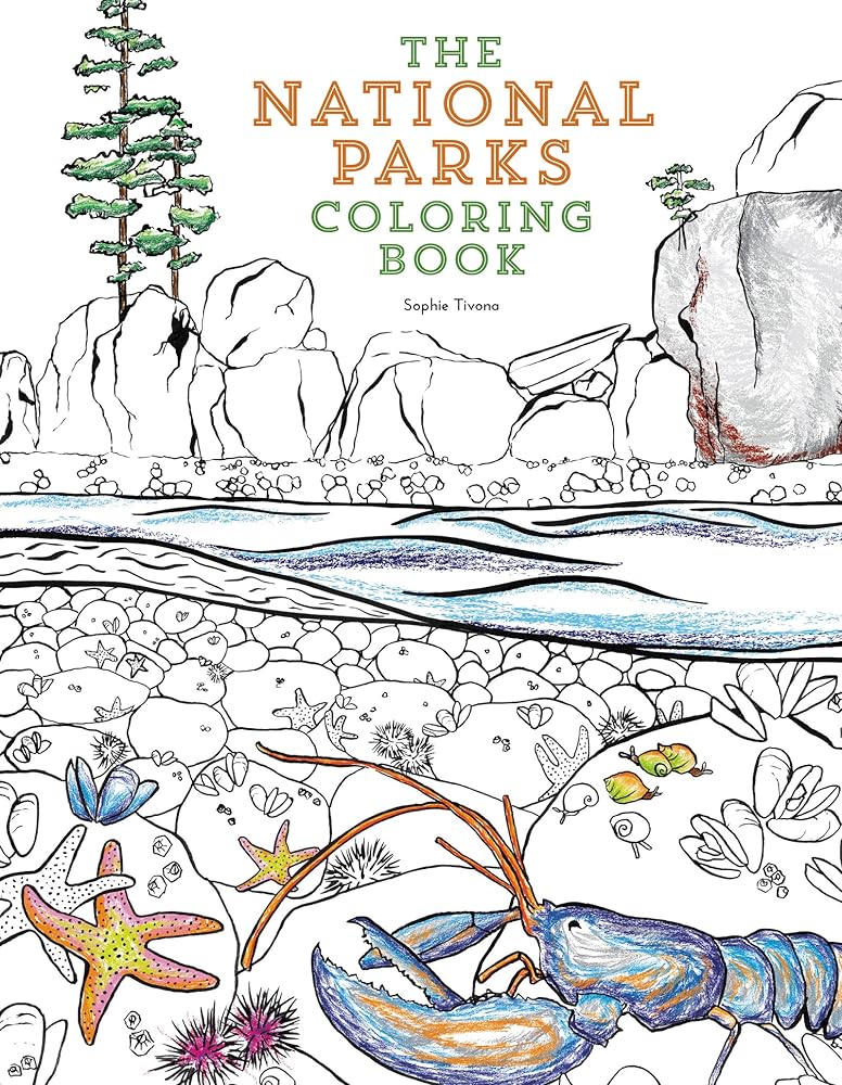 The National Parks Coloring Book