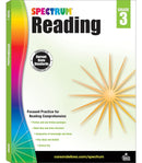 Spectrum Reading Comprehension Grade 3 Workbook, Ages 8 to 9, Third Grade Reading Comprehension Workbook, Fiction and Nonfiction Passages, Identifying Story Structure and Main Ideas - 160 Pages cover image