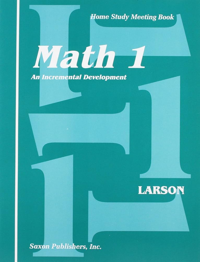 Saxon Math 1: Home Study Meeting Book