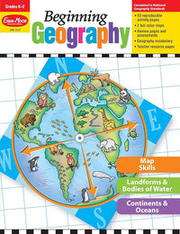 Beginning Geography Workbook, Homeschooling and Classroom Resource Workbook cover image