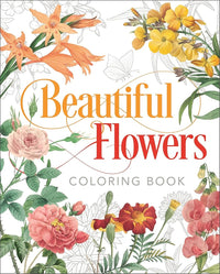 Beautiful Flowers Coloring Book (Sirius Classic Nature Coloring) cover image