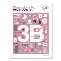 Dimensions Math Workbook 3B | Singapore Math Inc. [Paperback] cover image