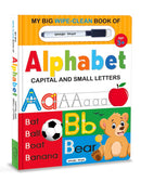 My Big Wipe And Clean Book of Alphabet for Kids: Capital And Small Letters cover image