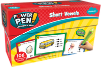 Power Pen® Learning Cards: Short Vowels