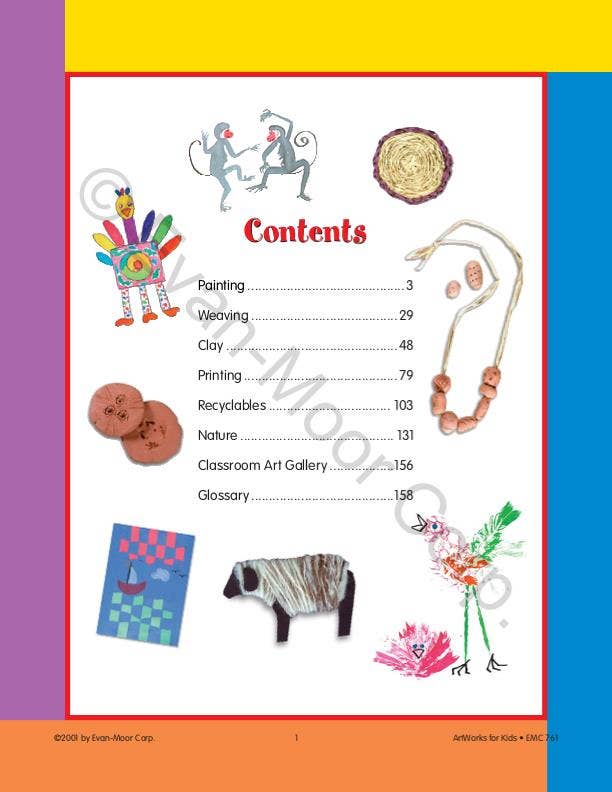 Artworks for Kids, Grade 1 - 6 Teacher Resource