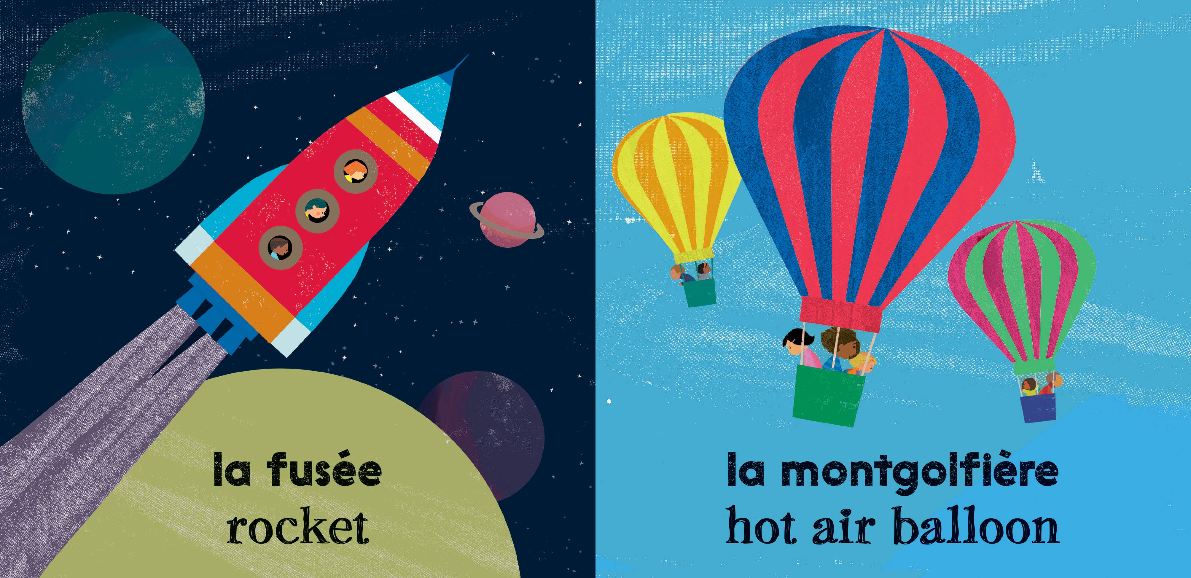 Fast & Slow (Bilingual French & English): Bilingual French Board Book