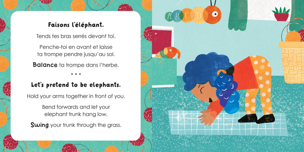 Mindful Tots: Animal Antics (Bilingual French & English): Bilingual French Board Book