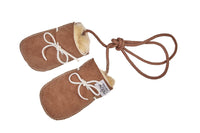 Sheepskin Baby Gloves - Beige: 1-2Y