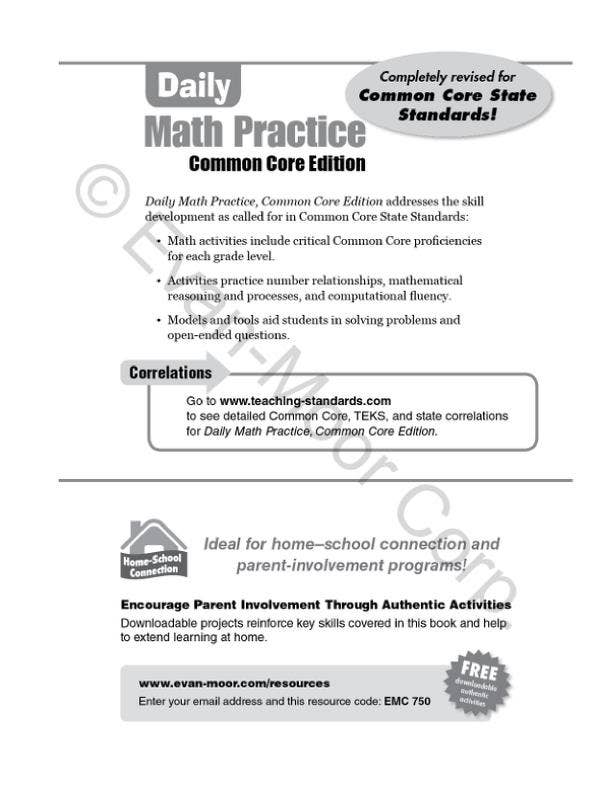 Daily Math Practice, Grade 2 Teacher Edition