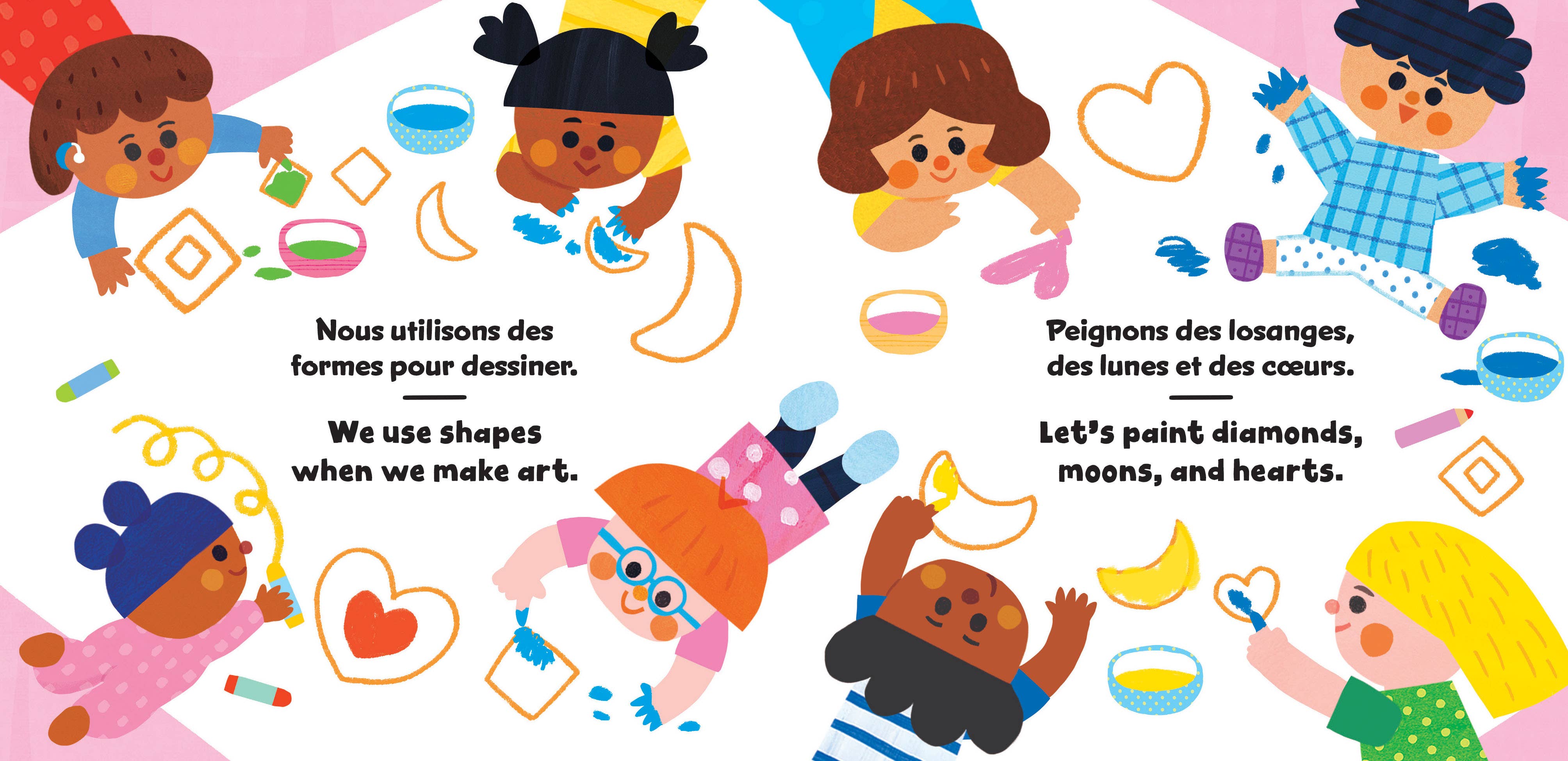 First Friends: Shapes (Bilingual French & English): Bilingual French Board Book