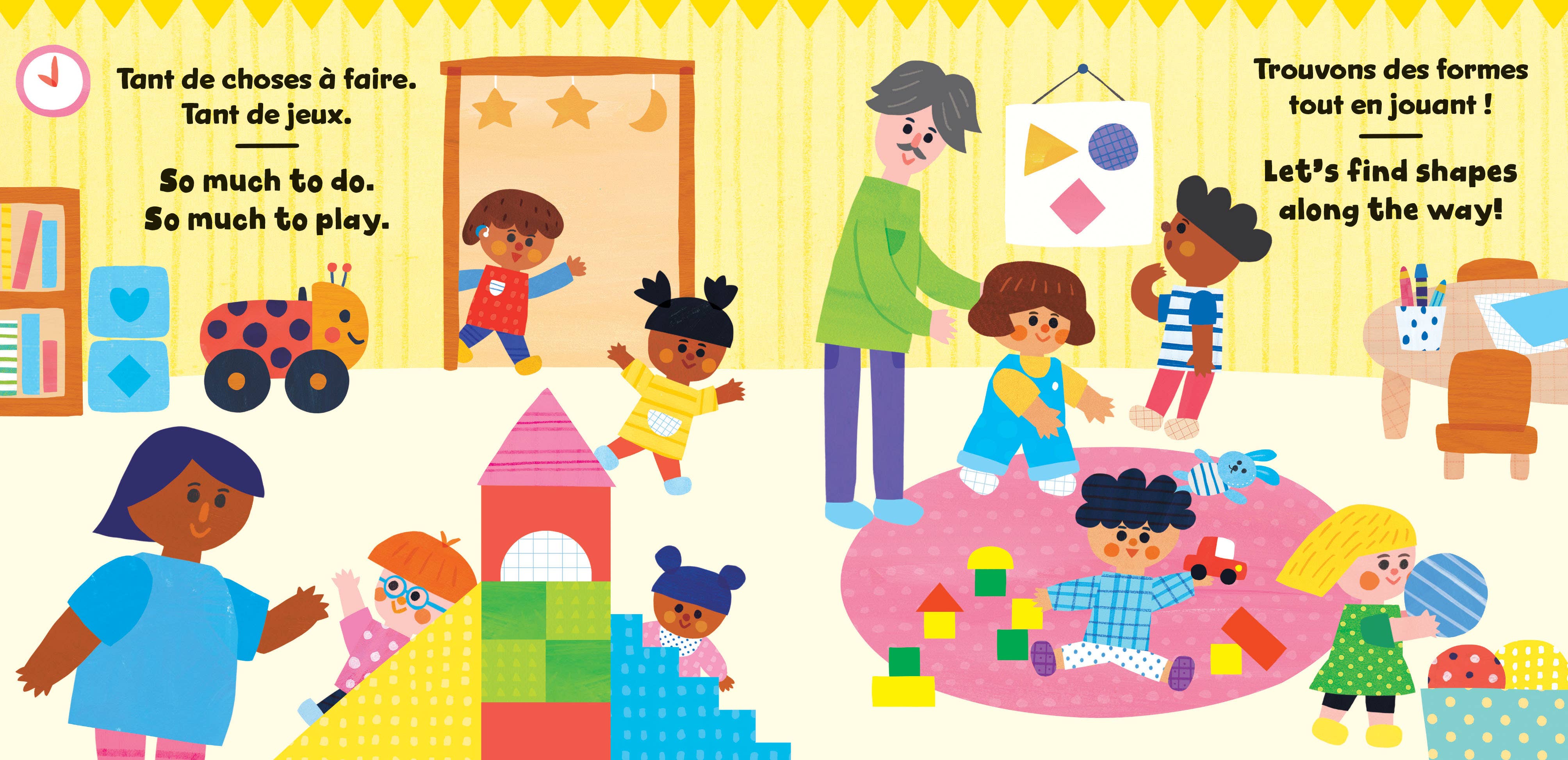 First Friends: Shapes (Bilingual French & English): Bilingual French Board Book