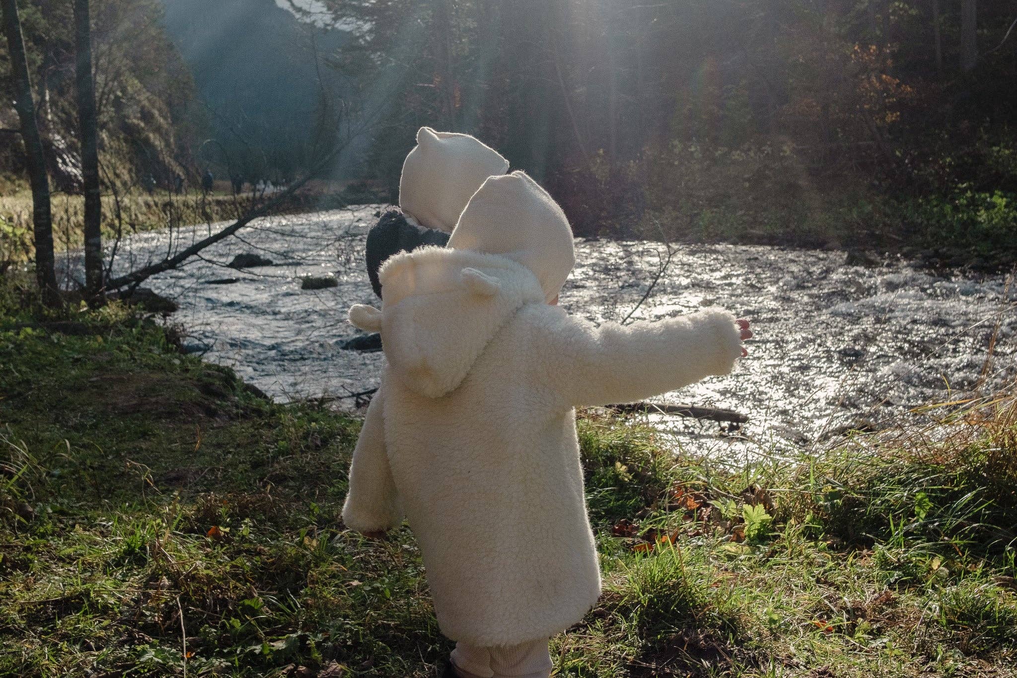 Woolen Balaclava - White: 1-2 Y (86-92)