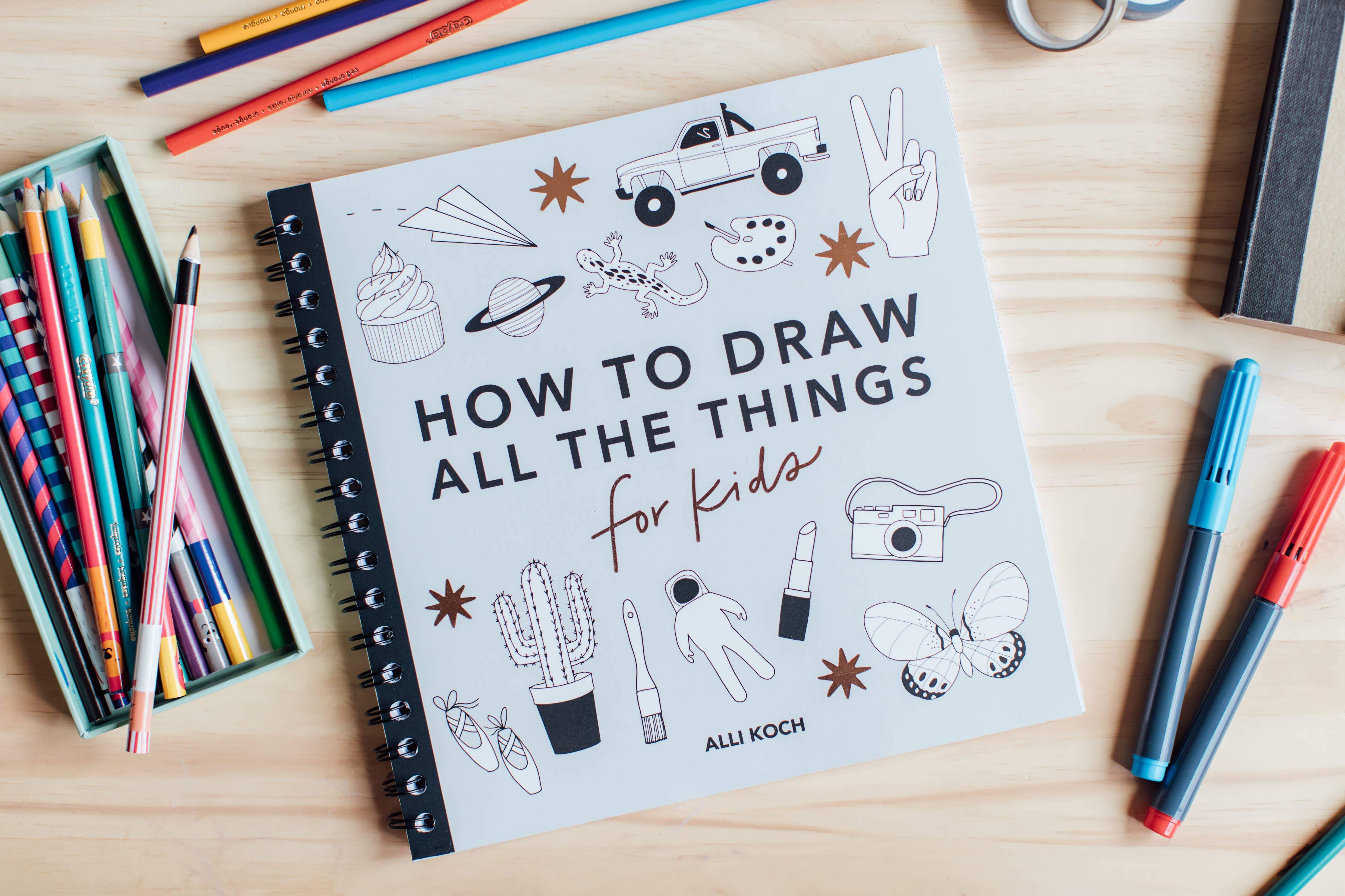 All the Things: How to Draw Books for Kids (Spiral)