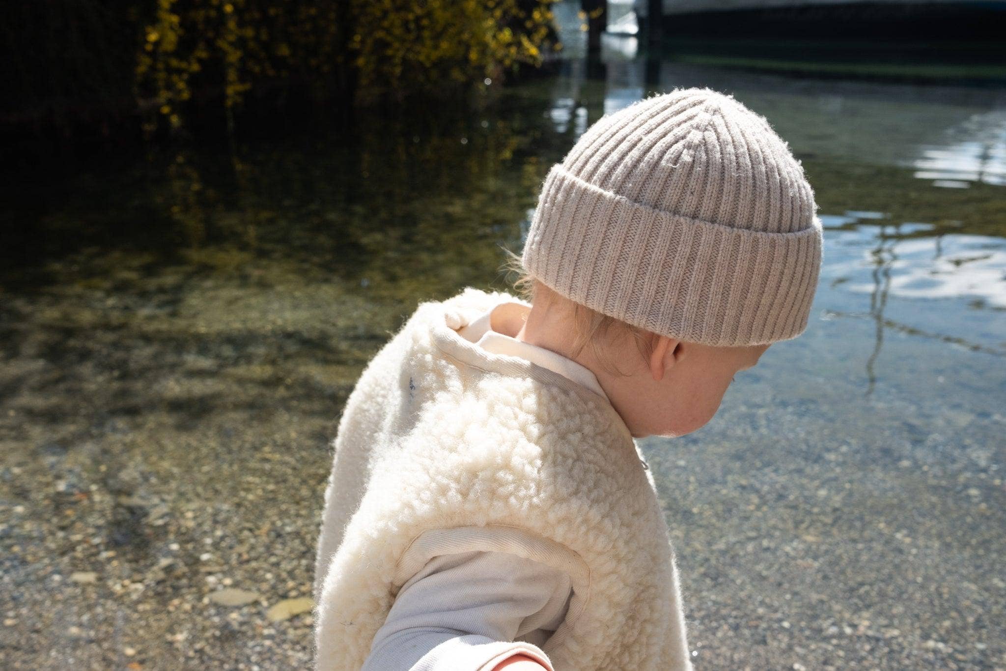 Baby/Kid Virgin Wool Vest - White: 116/122 (5-7y)