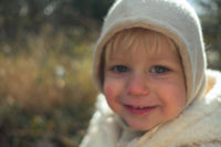 Woolen Balaclava - White: 1-2 Y (86-92)