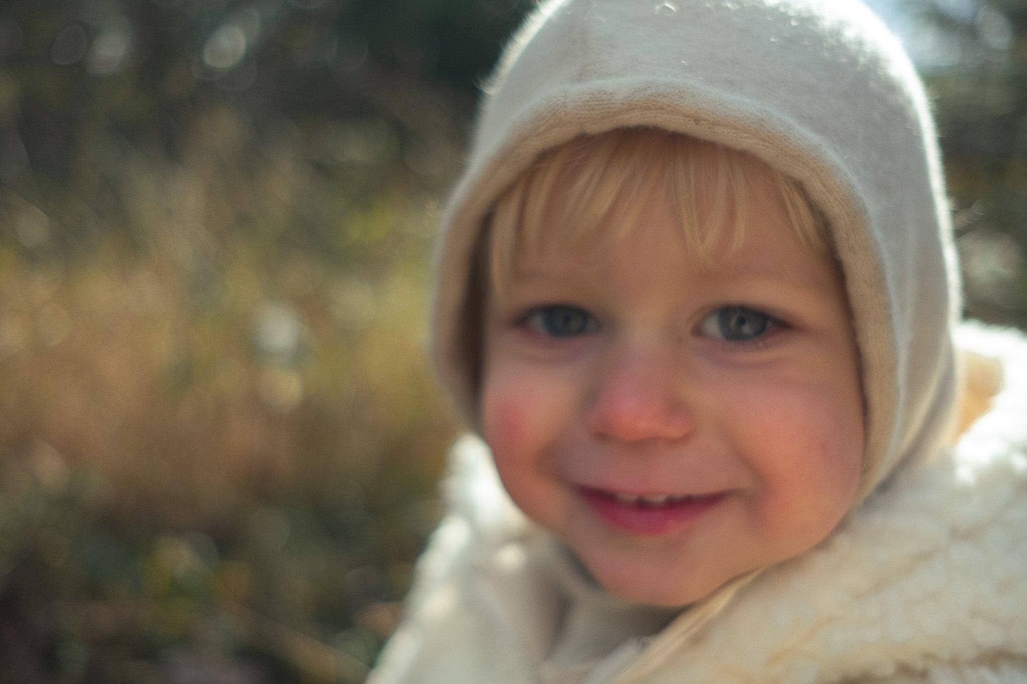 Woolen Balaclava - White: 1-2 Y (86-92)