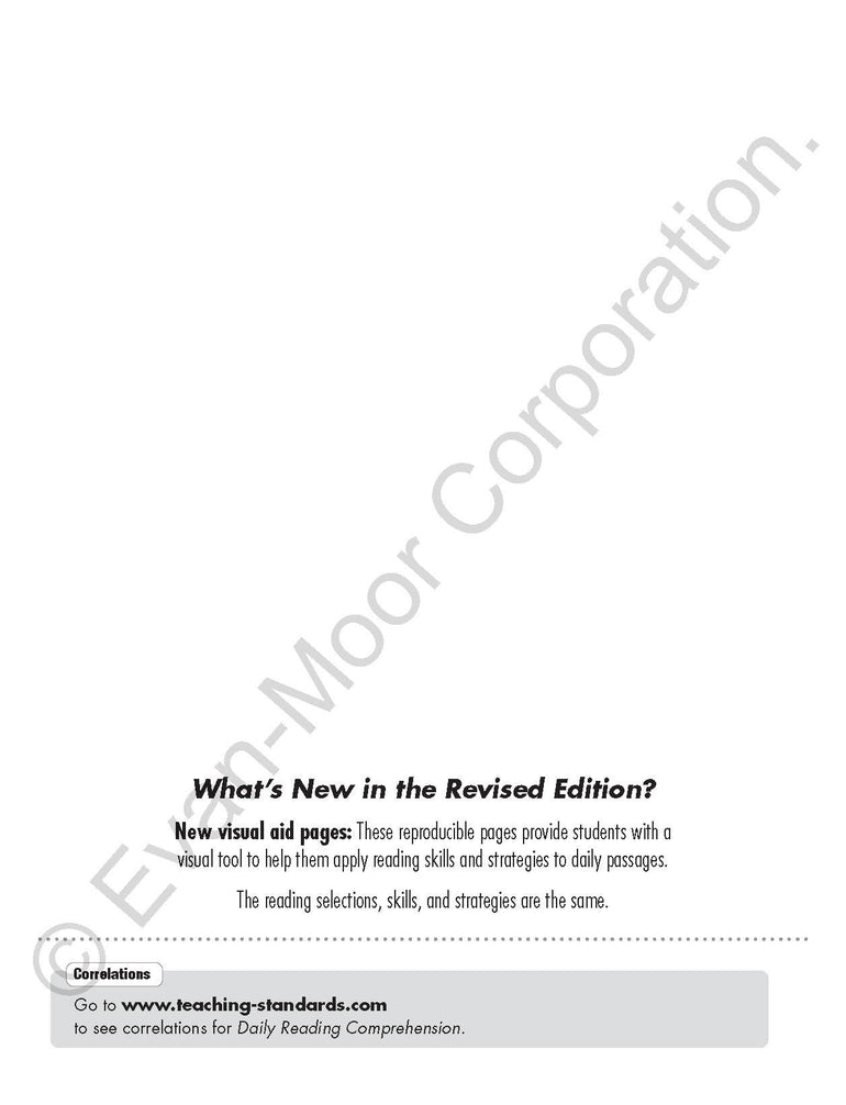 Daily Reading Comprehension, Grade 1 Teacher Edition