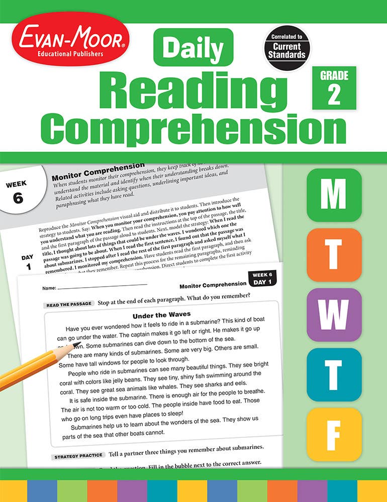 Daily Reading Comprehension, Grade 2 Teacher Edition