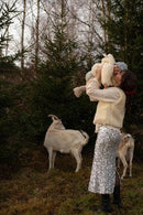 Woolen Woman's Vest - White: Small / Medium