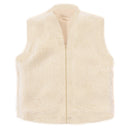 Baby/Kid Virgin Wool Vest - White: 116/122 (5-7y)
